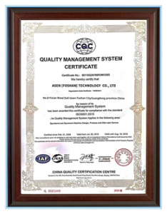 azx nonwoven fabric making machine certificate CQC