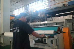 non woven machine assemble and install