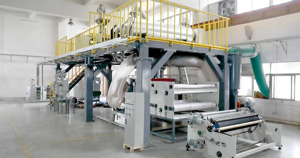 Eight Devices Of Meltblown Non-Woven Fabric Machine spunbond non woven fabric making machine