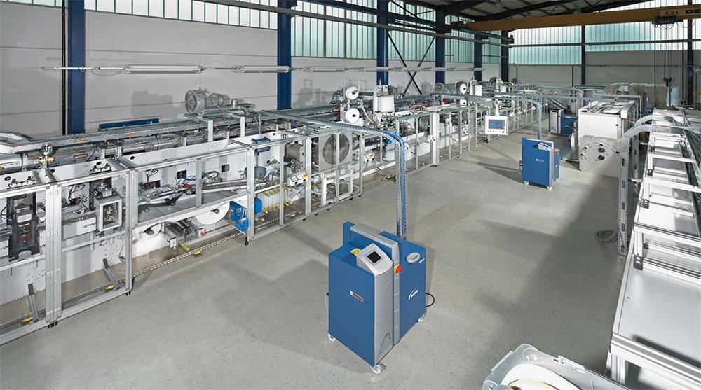 AZX Non-woven Machine in South America spunbond non woven fabric production line