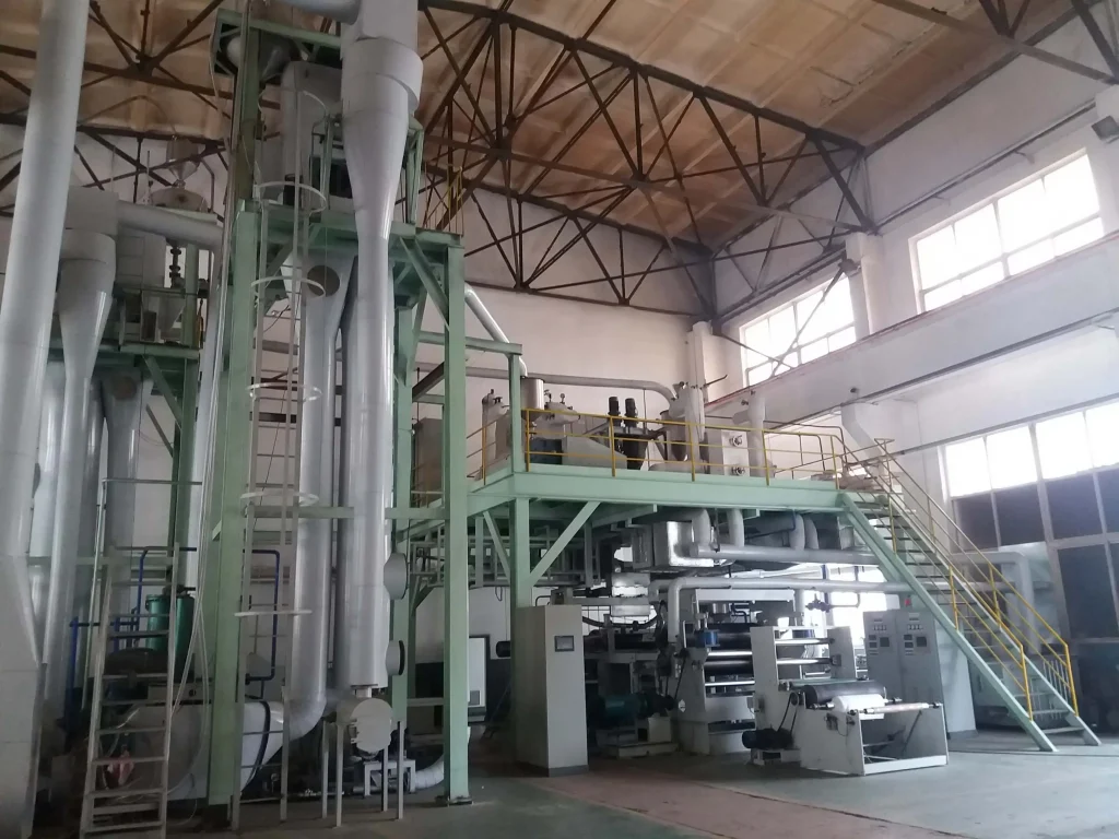 Process difference between PET/PLA and PP in non woven fabric machines PET nonwoven fabric making machine