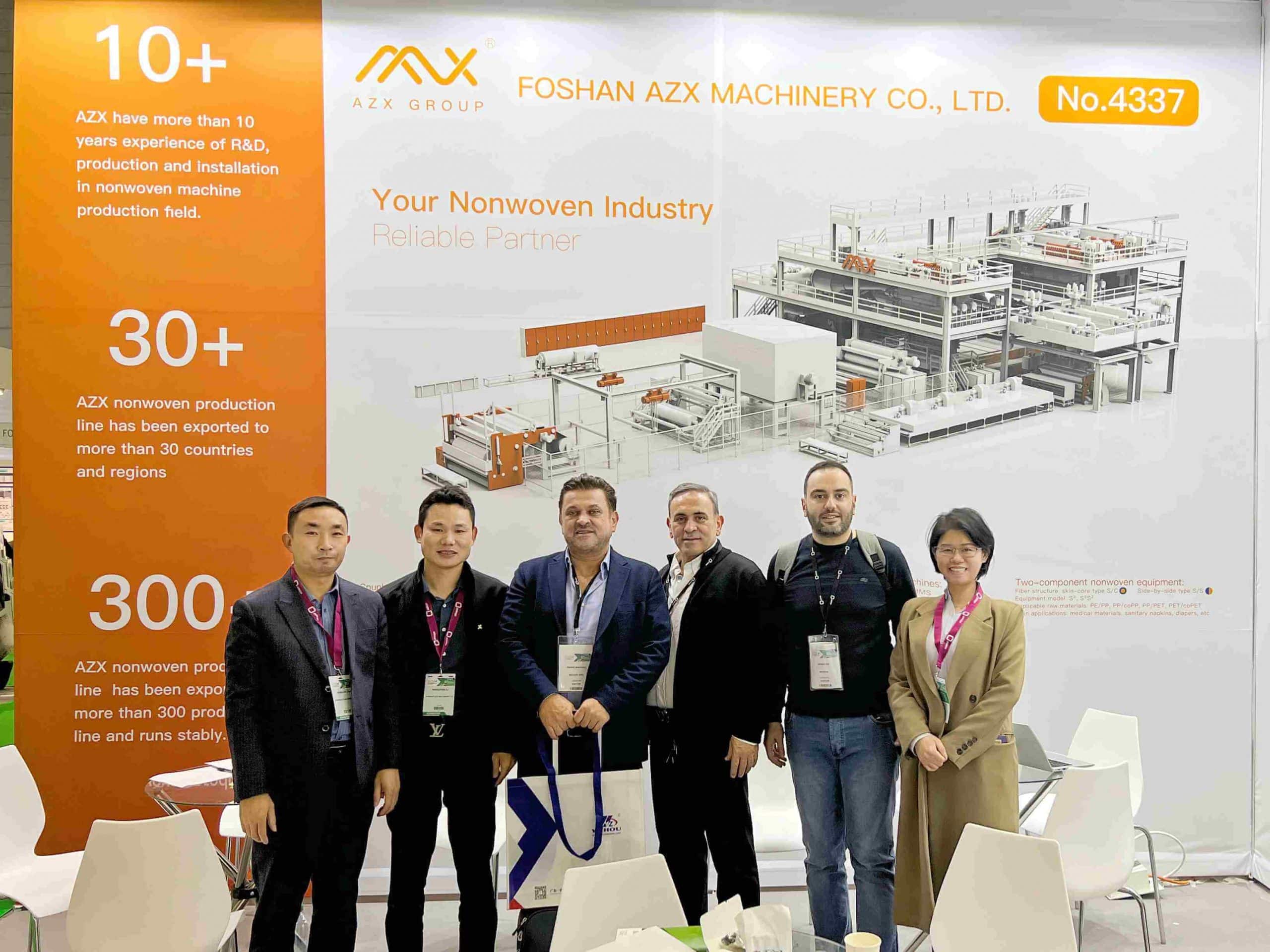 AZX Non-woven Machine in South America 微信图片 20230428114504 副本 scaled