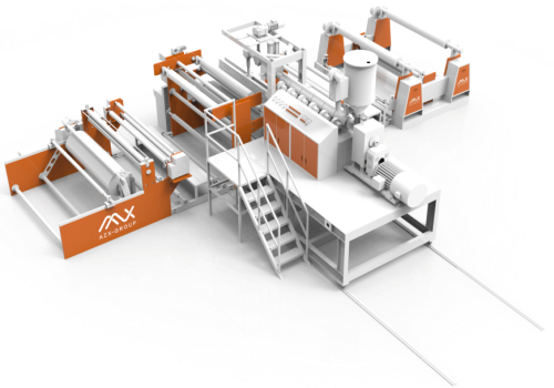 Lines AZX Nonwoven Fabric Extrusion Laminating Machine 1