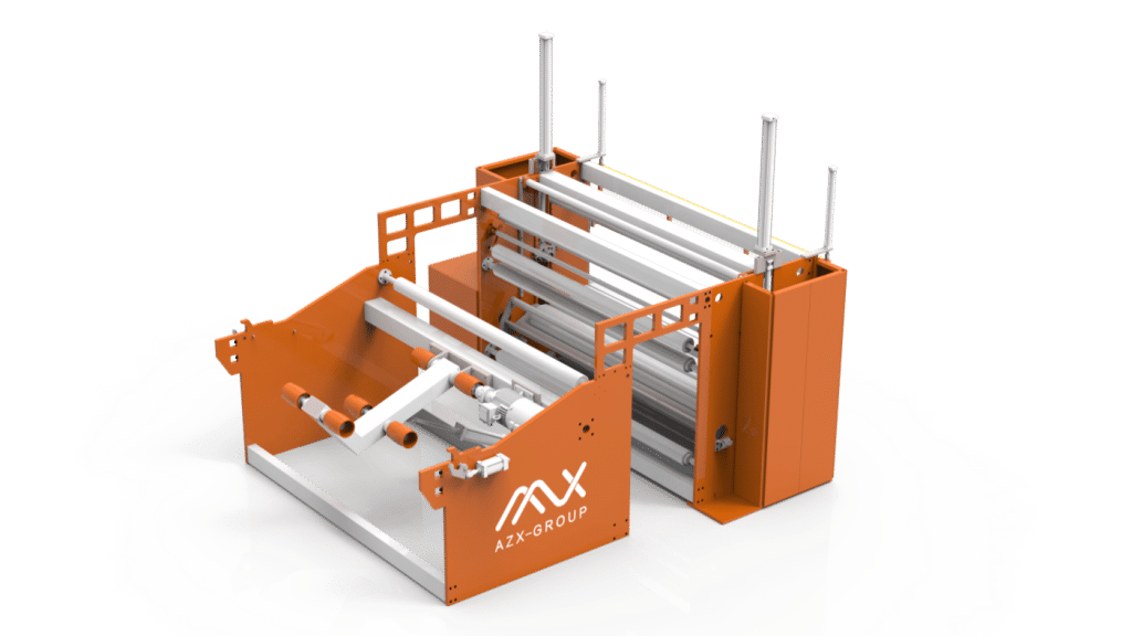 Specialized Equipment for Sanitary Materials AZX Offline Slitter