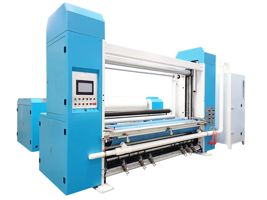 2600mm medium speed nonwoven slitting machine with rewinder