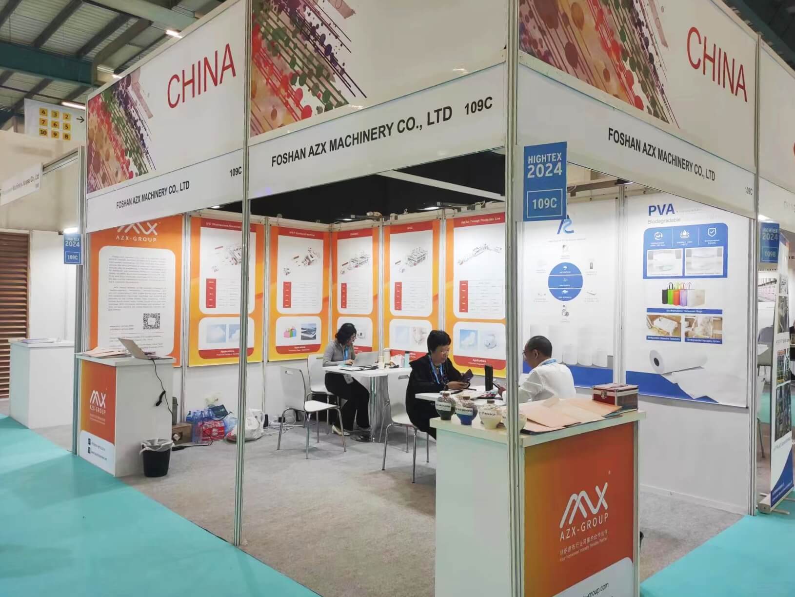 Blog AZX Nonwoven Machine in HEGHTEX 2024
