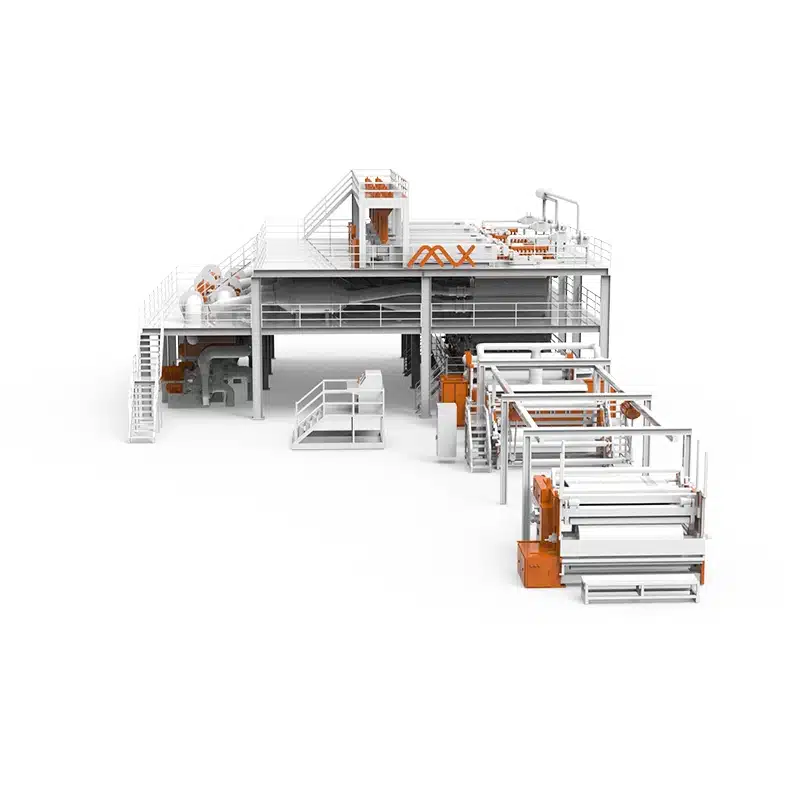 Home sss bicomponent nonwoven machine