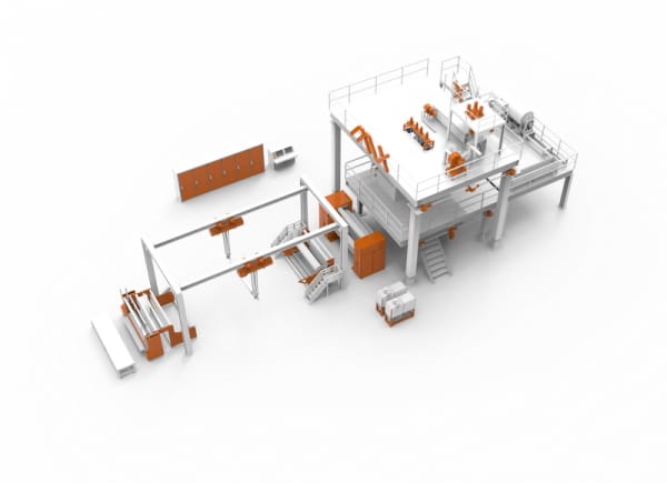 RPET, PET, PLA Spunbond Machine