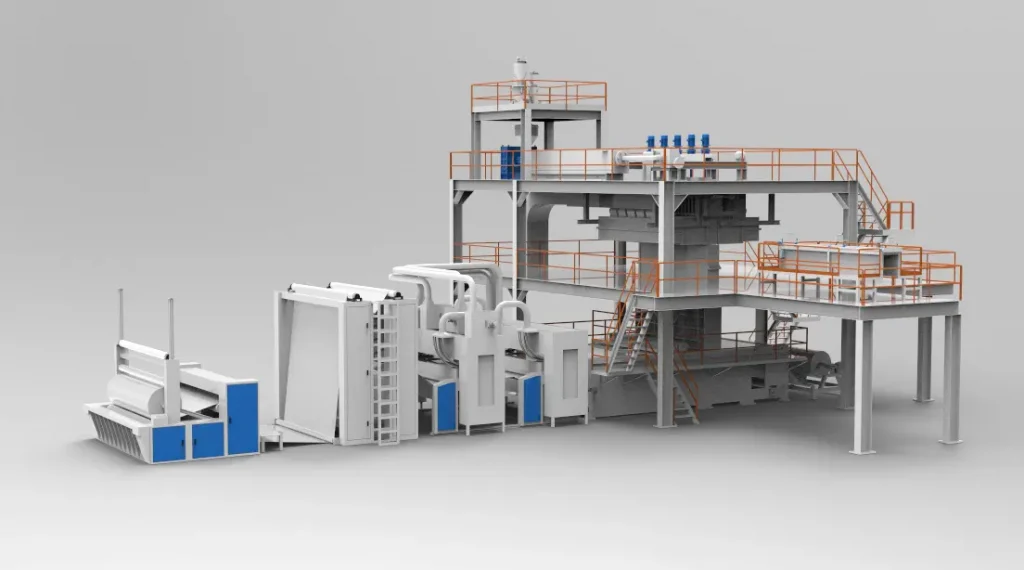 PP Spunbond Needle-punching Geotextile Nonwoven Production Line